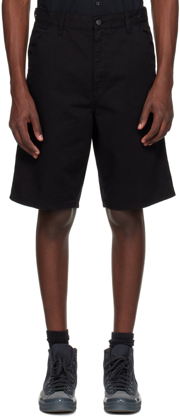 Šortky Carhartt WIP Single Knee Cotton Shorts Čierna | I031504, 0