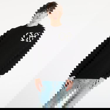 Sveter Off-White Bookish Shared Knit Crewneck Čierna | OMHE20QF25KNI001100B, 0