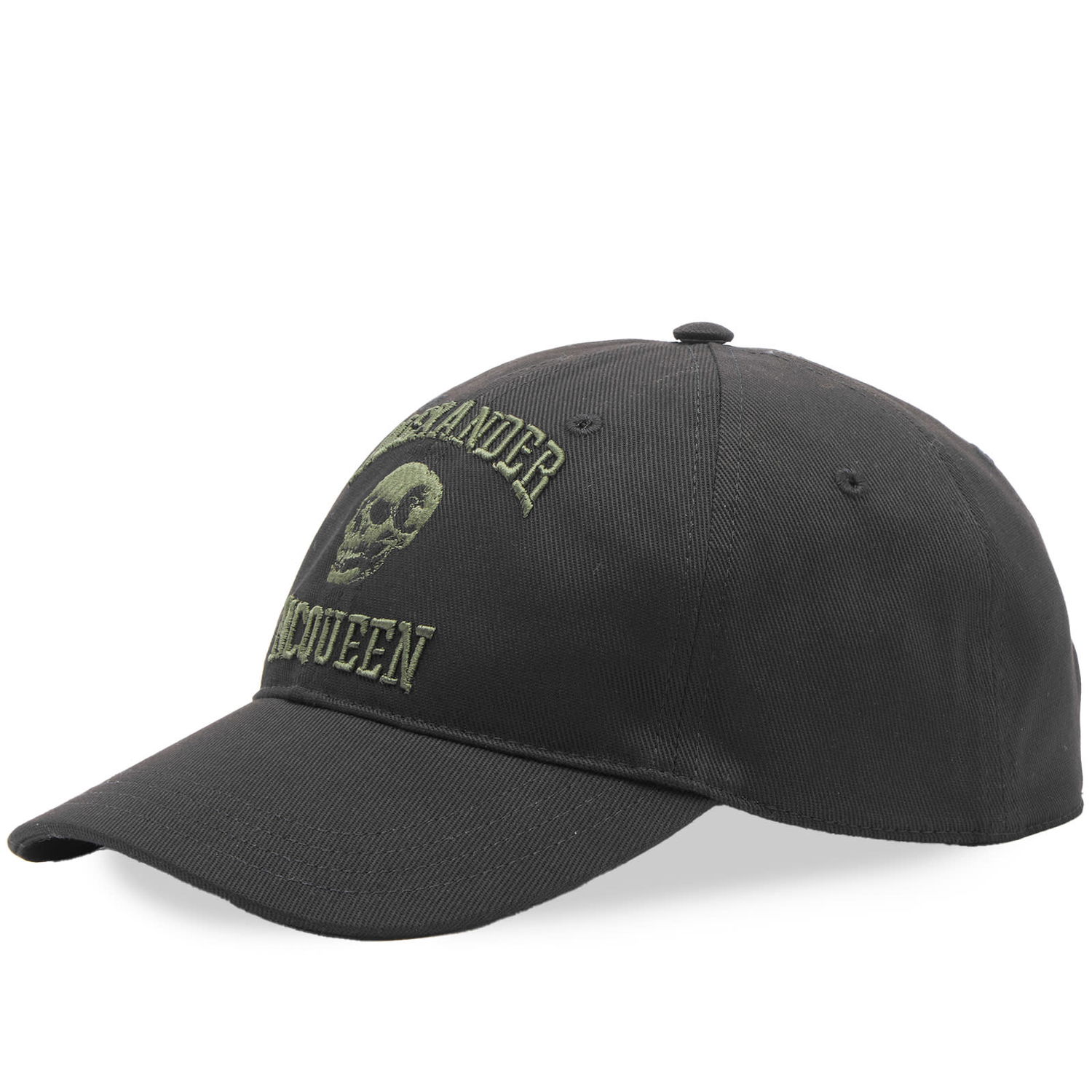 Šiltovka Alexander McQueen Varsity Skull Logo Cap Čierna | 7594504105Q-1066, 0