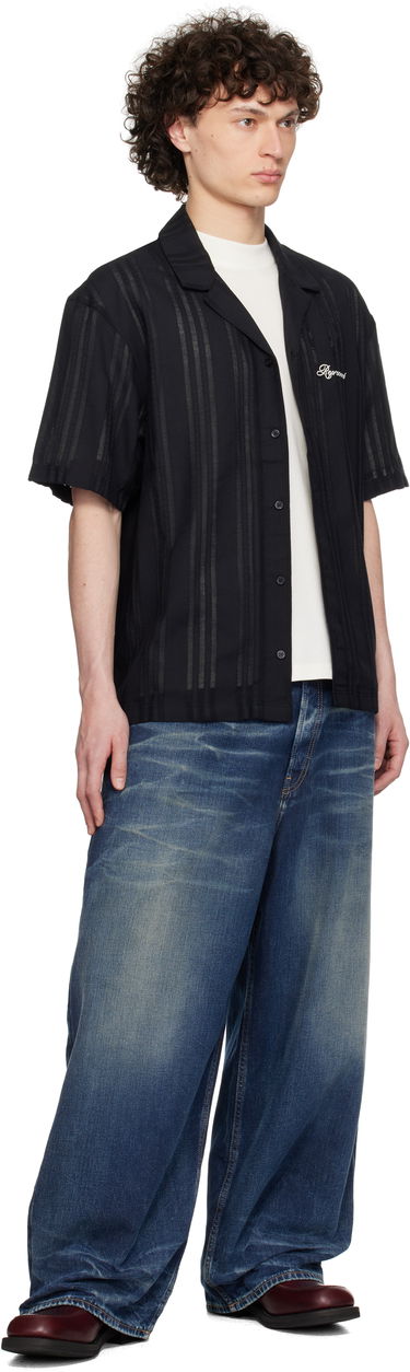 Košeľa Represent Clo Embroidered Bowling Shirt Čierna | MLM2967, 3