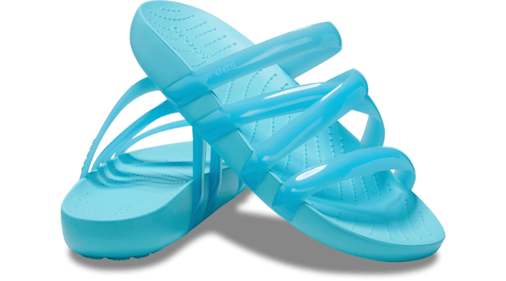 Tenisky a topánky Crocs Splash Glossy Strappy Sandals Modrá | 208537-4NP, 1