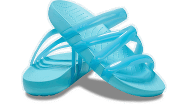 Tenisky a topánky Crocs Splash Glossy Strappy Sandals Modrá | 208537-4NP, 1