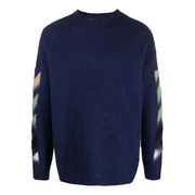 Stripe Pattern Knit Sweater