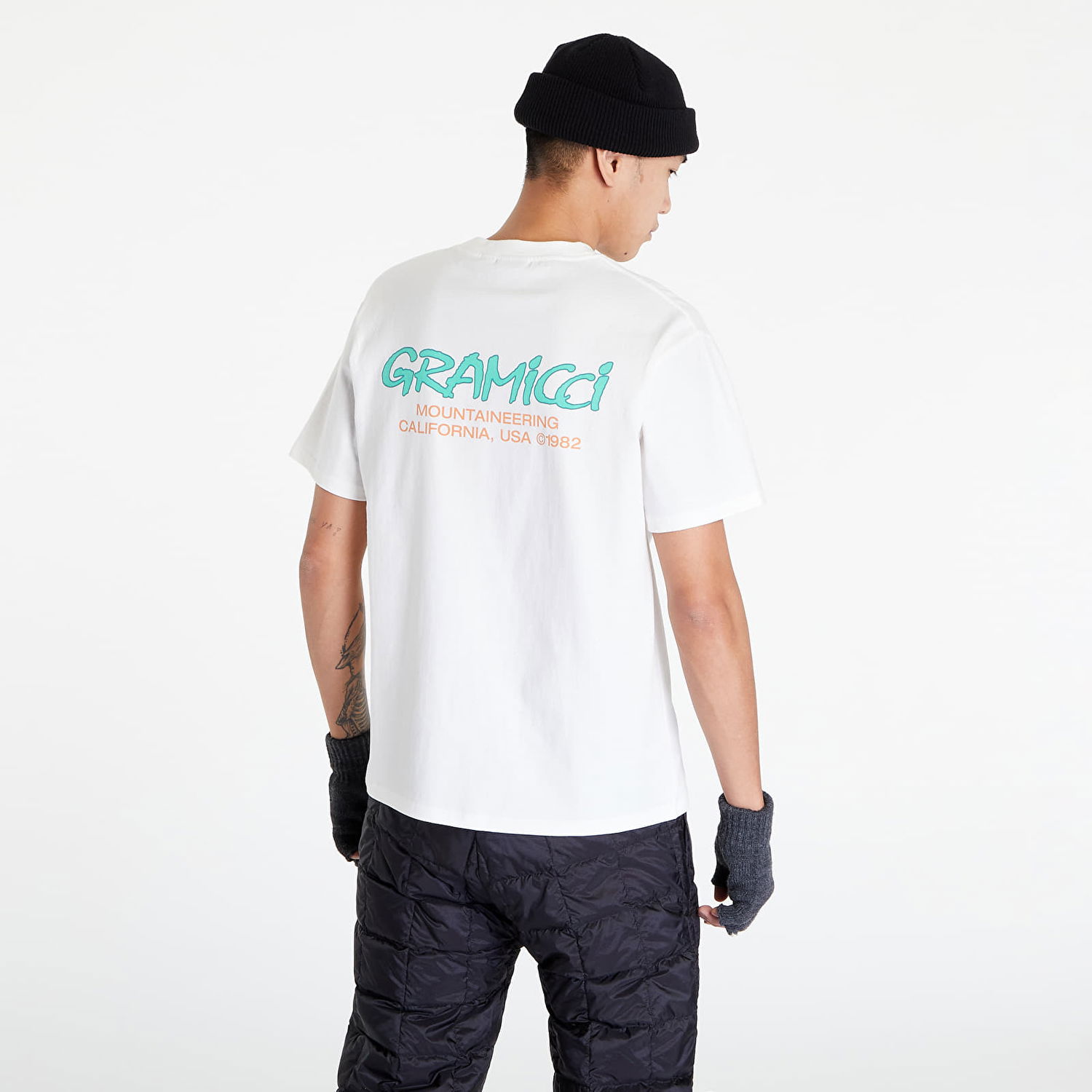 Tričko GRAMICCI Mountaineering Tee Biela | G2FU-T049 White / Green, 0