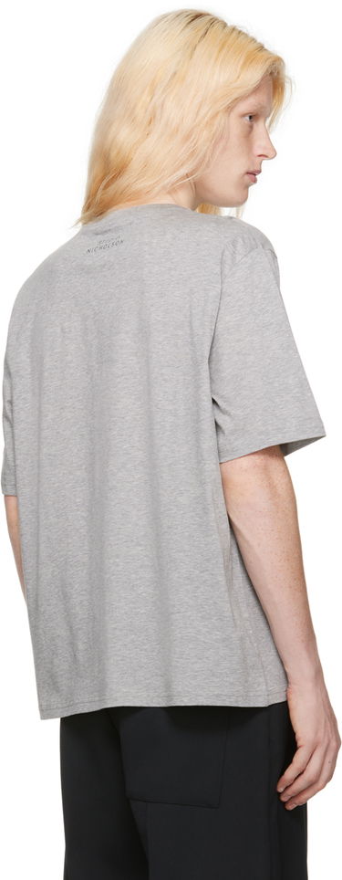 Tričko Studio Nicholson Studio Nicholson Bric T-Shirt Šedá | BRIC SNM-911, 2