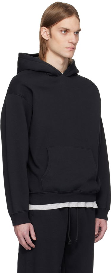 Mikina SKIMS SKIMS Fleece Lounge Relaxed Hoodie Čierna | PL-PLO-8461M-WASHED ONYX, 1