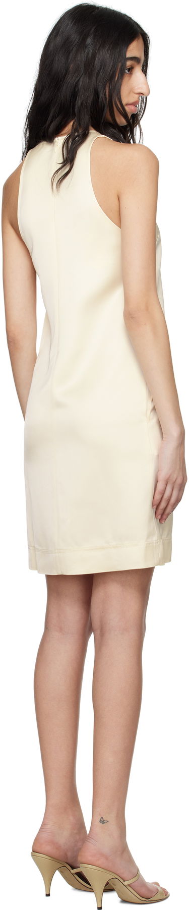 Šaty TOTEME TOTEME Scoop-Neck Mini Dress Béžová | 252-WRD0193-FB0382, 2