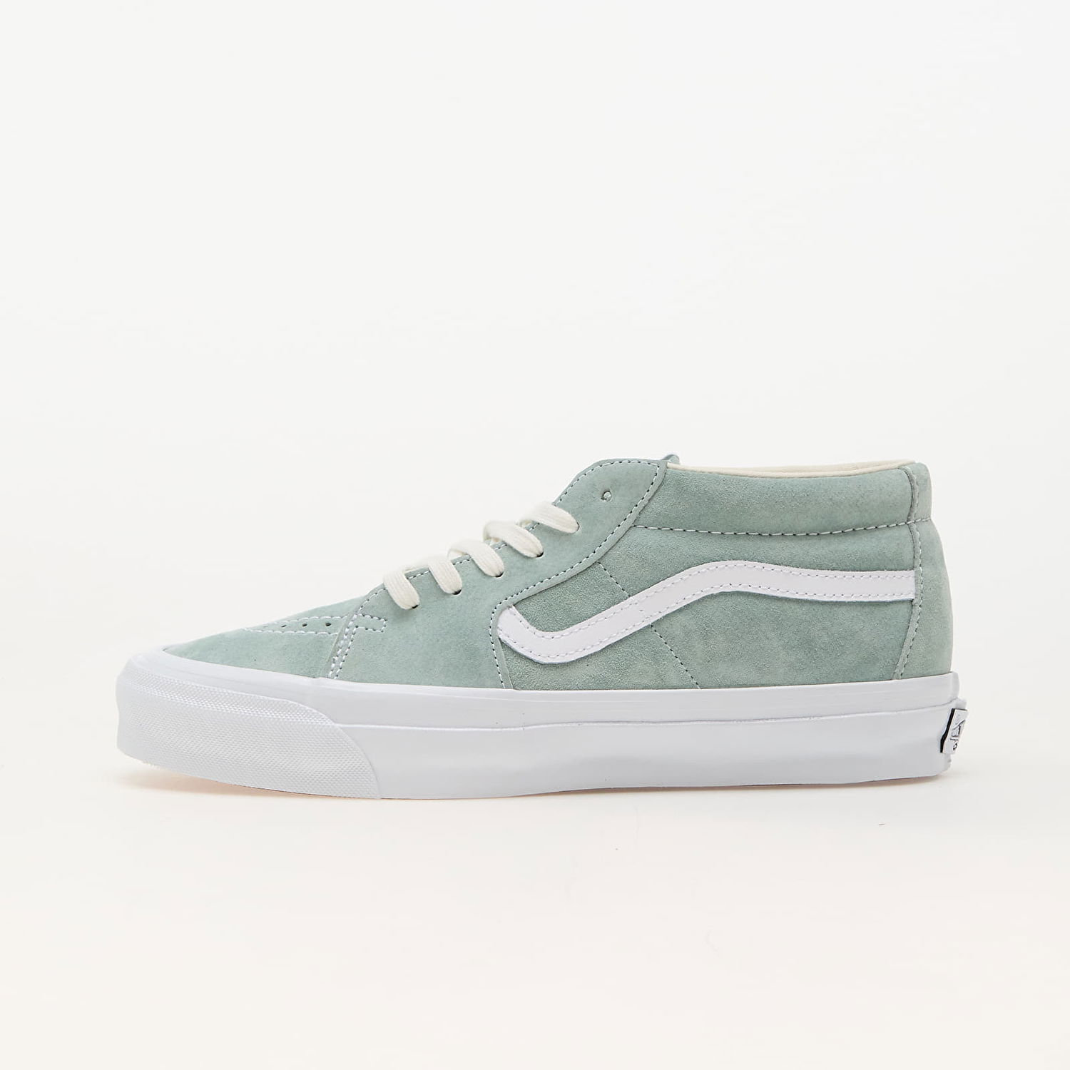 Tenisky a topánky Vans Sk8-Mid Reissue 83 LX Pig Suede Iceberg Zelené | VN000CQQCPG1, 0