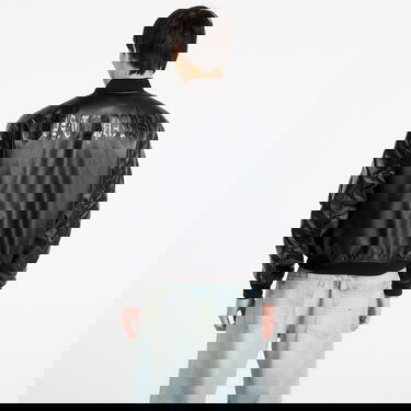 Bomber bunda Wasted Paris Kingdom Faux Leather Bomber Jacket Čierna | WP_000334, 4