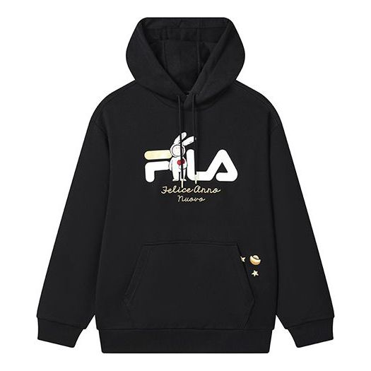Mikina FILA Rabbit Logo Hoodie Čierna | F11U319205F-BK, 0