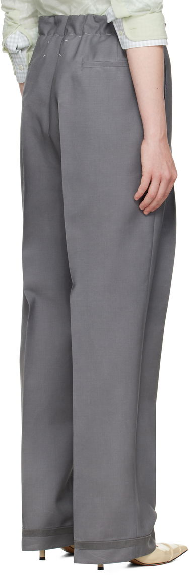 Nohavice Maison Margiela Maison Margiela Mohair Trousers Šedá | S51KA0572 M35301, 2