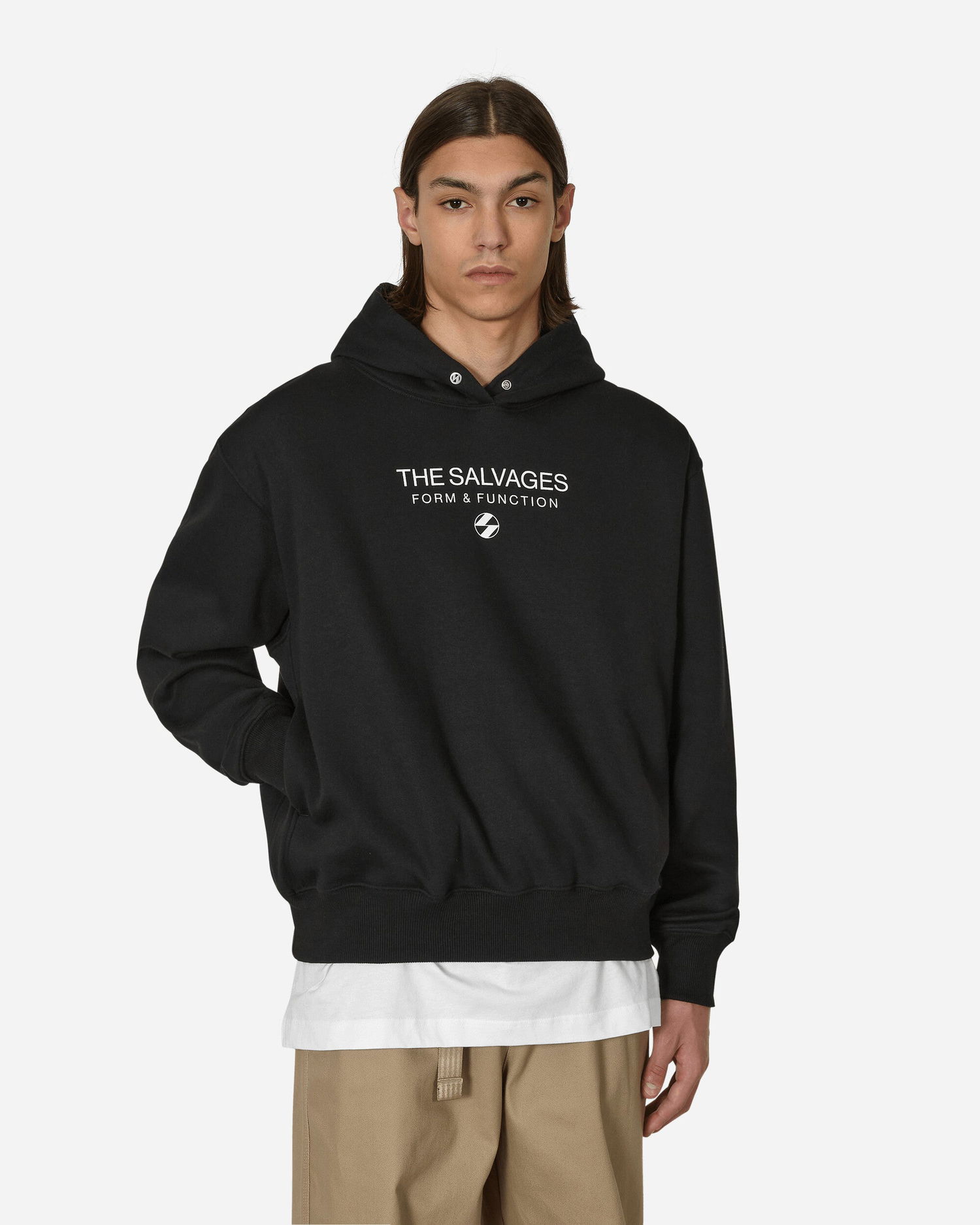 Mikina The Salvages Hypnotic Snap Hooded Sweatshirt Čierna | XSS230633BLK BLACK, 1