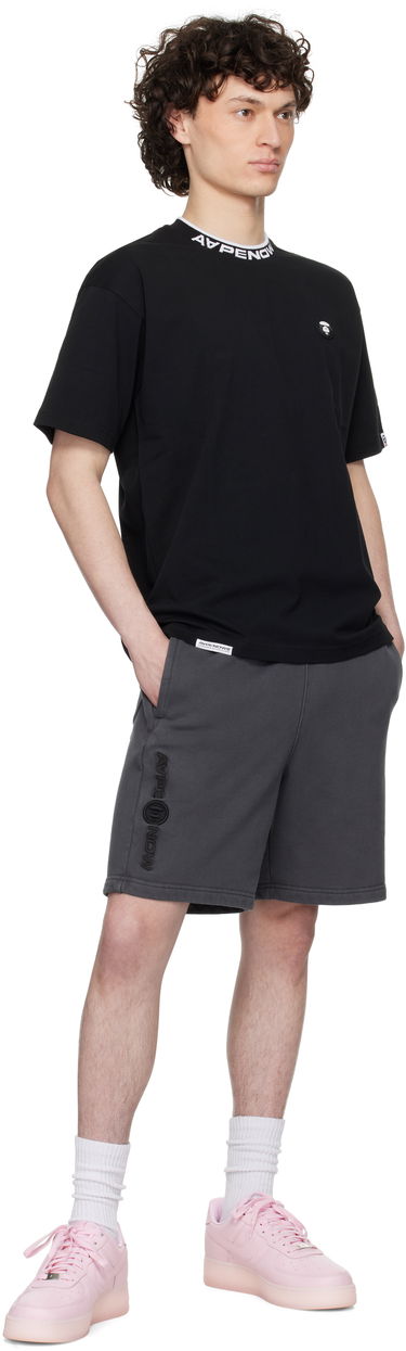 Tričko AAPE by A Bathing Ape AAPE by A Bathing Ape 'AAPE Now' Moonface Logo T-Shirt Čierna | AAPTEM1604XXNBKX, 3
