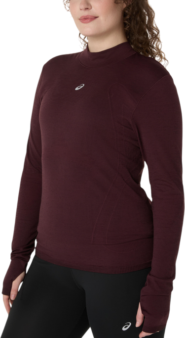 Tričko Asics ROAD WINTER SEAMLESS Long Sleeve Top Vínová | 2012d277-600, 2