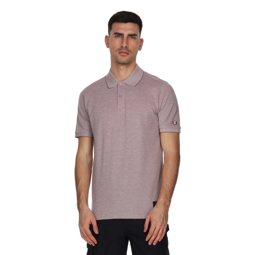 Polo tričko Champion Easy Short Sleeve Polo Fialová | 220530-RM001