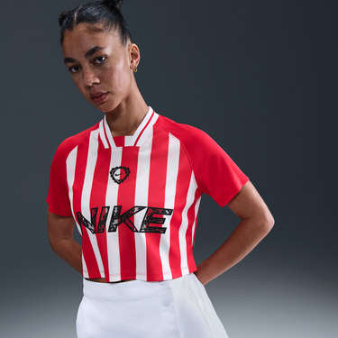Crop Top Nike Nike Sportswear Cropped Short Sleeve T-Shirt Červená | IM0326-657, 0