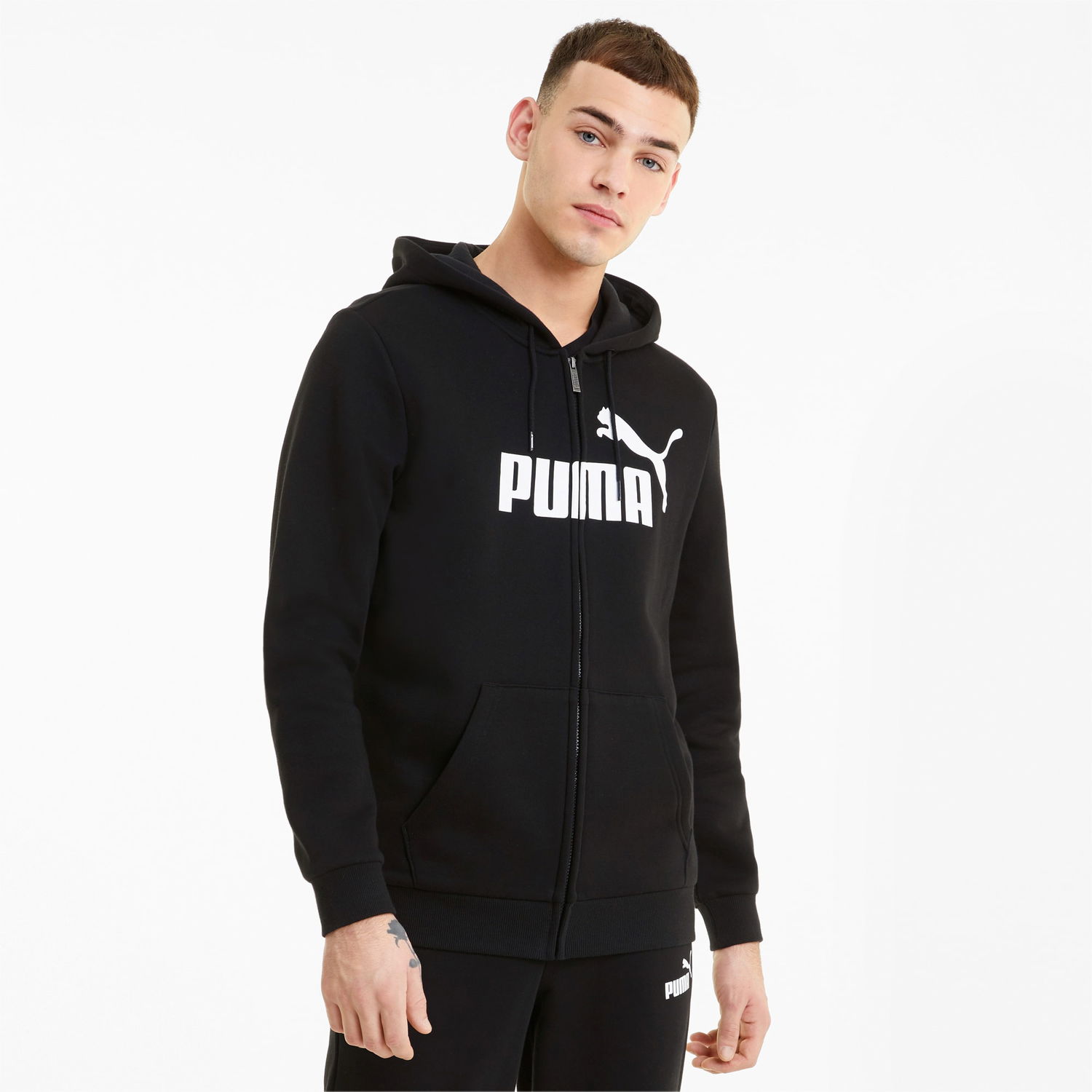 Mikina Puma Lottery Embroidered Hoody Biela | 586698_01, 1