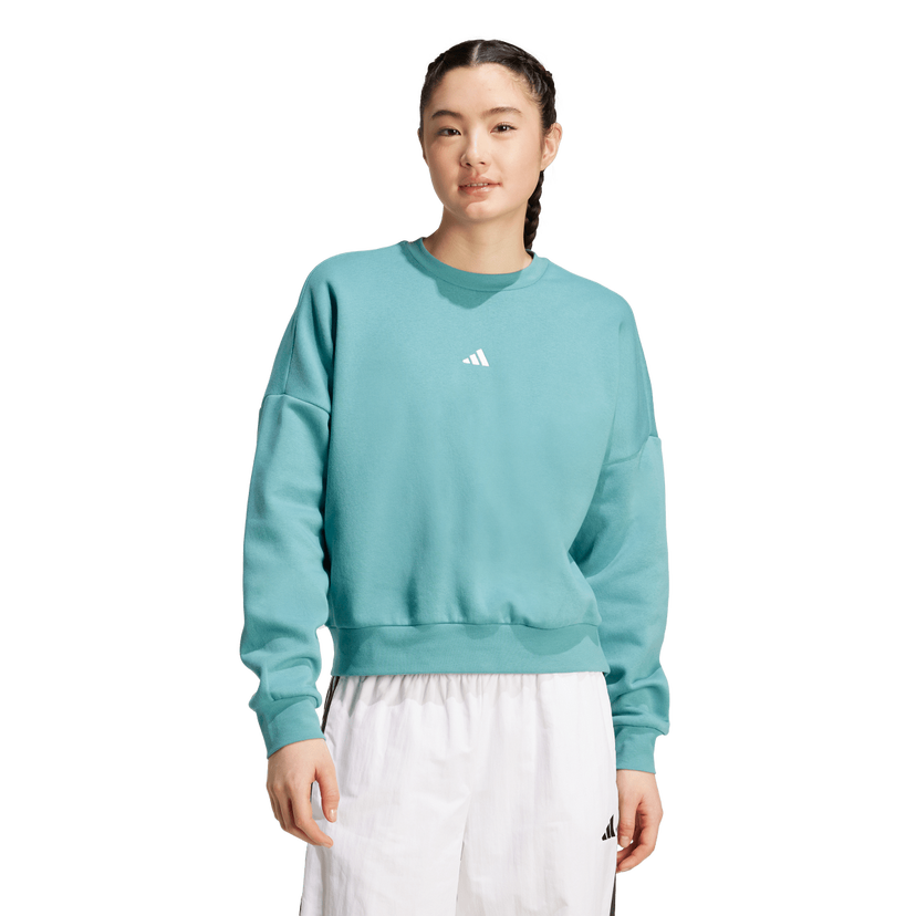 Mikina adidas Originals FC Cropped Sweatshirt Tyrkysová | JV7299