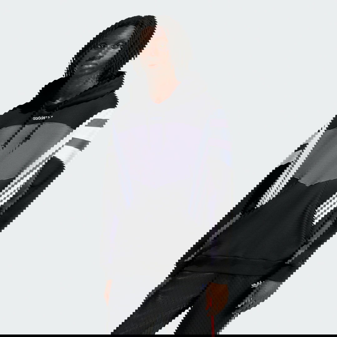 Mikina adidas Performance Colorblock Striped Hoodie SANTIAGO HD Rôznofarebný | KT0727, 0