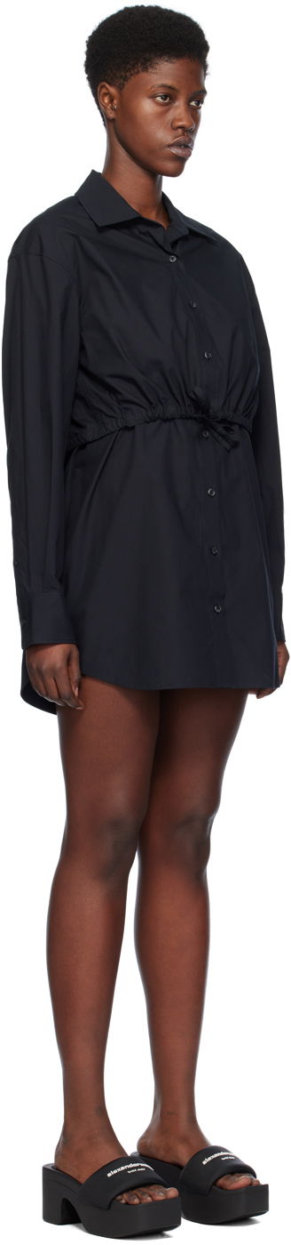 Šaty Alexander Wang Layered Shirt Dress Čierna | 4WC1246245, 1