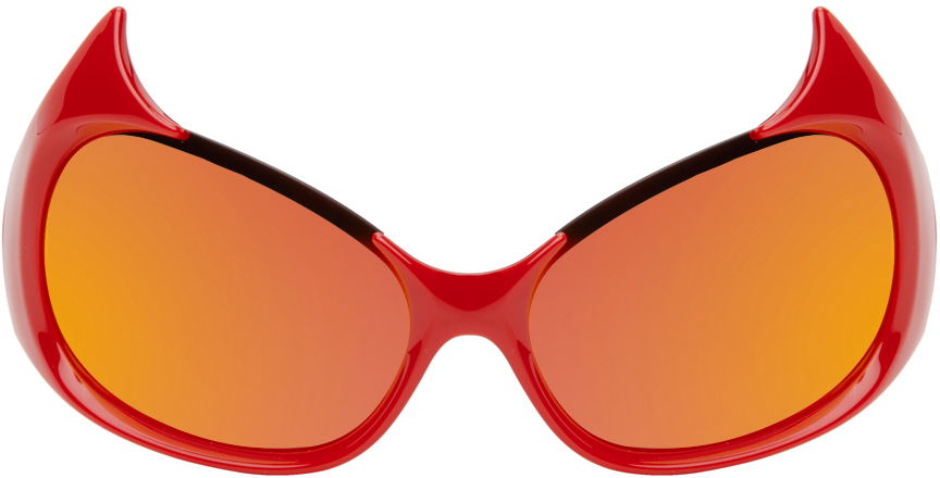 Slnečné okuliare Balenciaga Red Gotham Cat Oranžová | BB0284S-004, 0