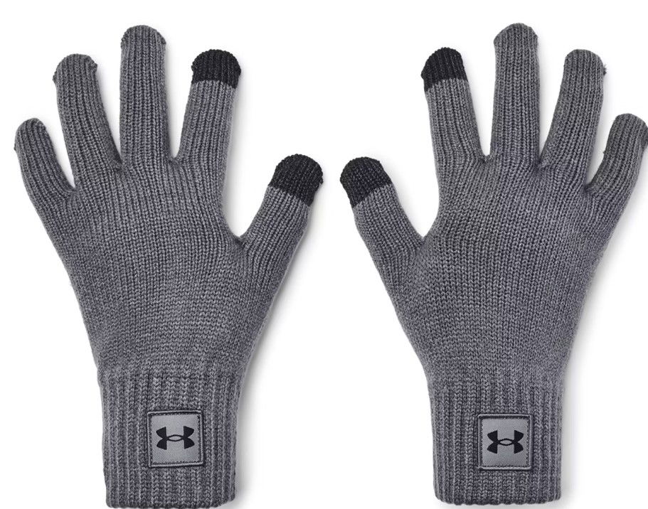 Rukavice Under Armour Halftime Knit Gloves Šedá | 1373157-013, 0