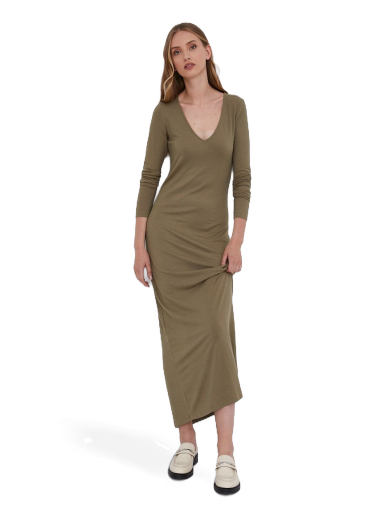 Šaty Samsoe Samsoe Patty Long Dress Béžová | F21300116