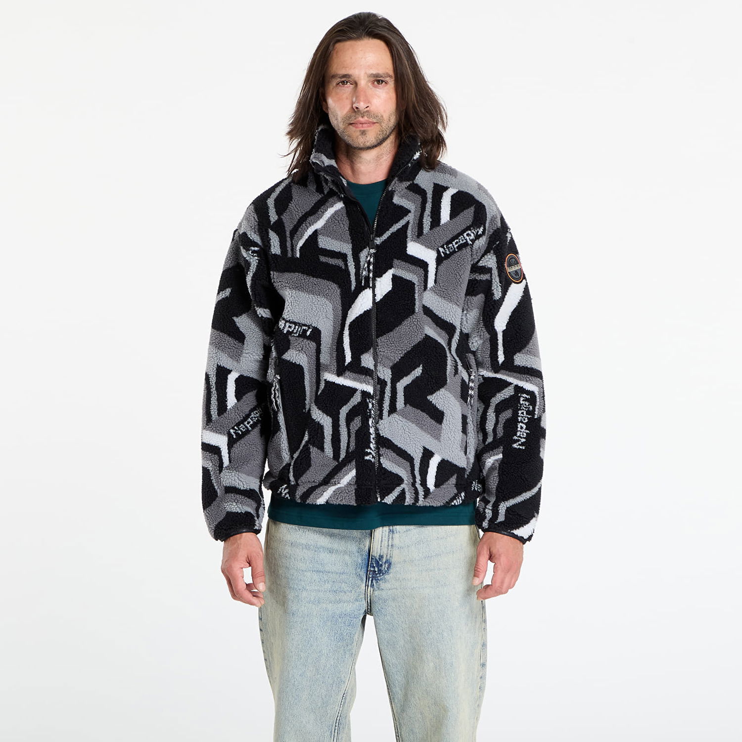 Bunda Napapijri Napapijri T-Fiemme AOP Fleece Jacket Rôznofarebný | NP0A88TCFZN1, 0