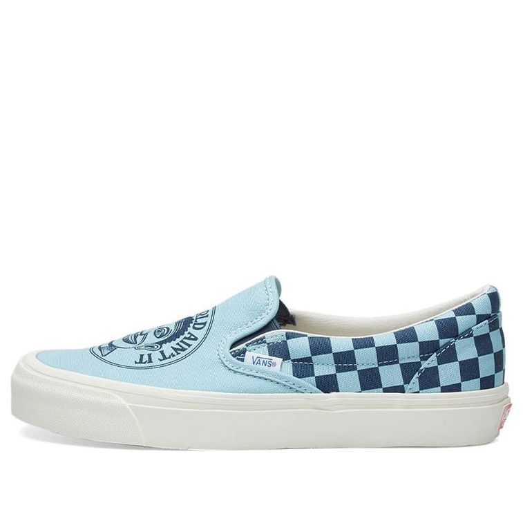 Tenisky a topánky Vans John Van Hamersveld OG Classic Slip-On Stratosphere Checkerboard Modrá | VN000UDFQLV