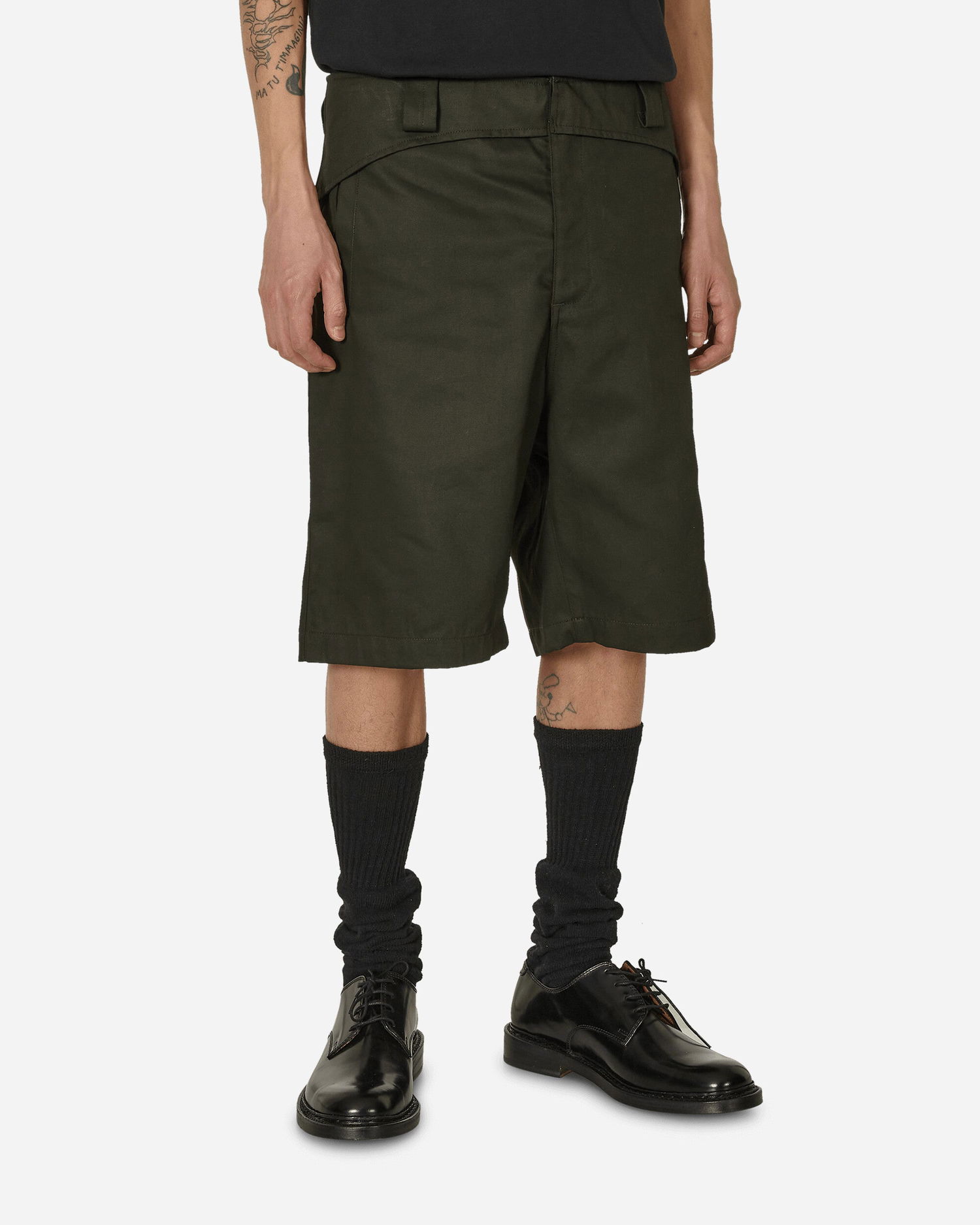 Šortky GR10K Folded Belt Shorts Soil Brown Hnedá | SS24GR1Z2AQ SB, 0