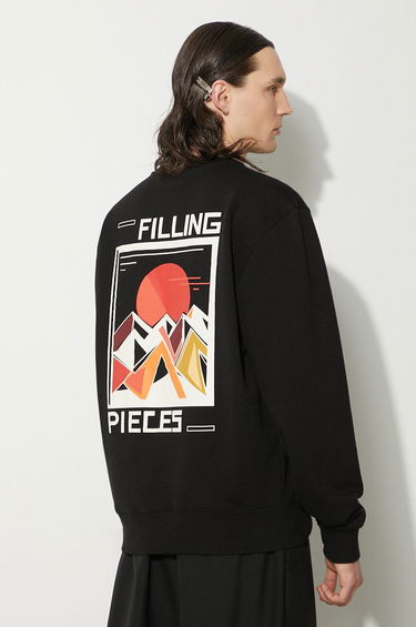 Mikina Filling Pieces Filling Pieces Sunset Graphic Sweatshirt Čierna | 74517021861, 3
