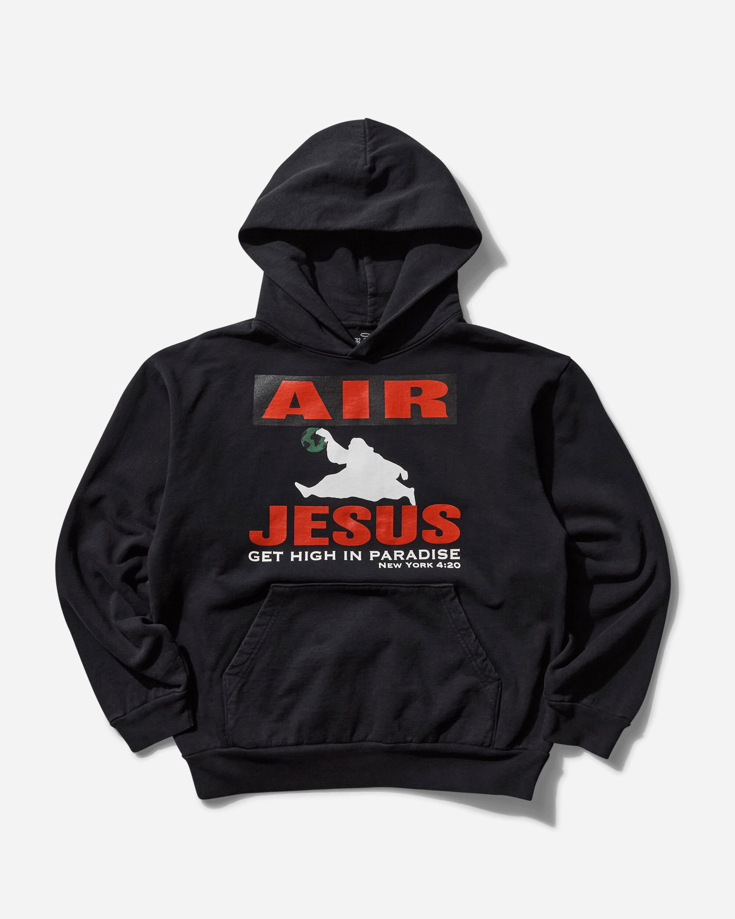 Mikina PARADIS3 Air Jesus Hoodie Čierna | PAAIRJESUSHOOD 1, 0