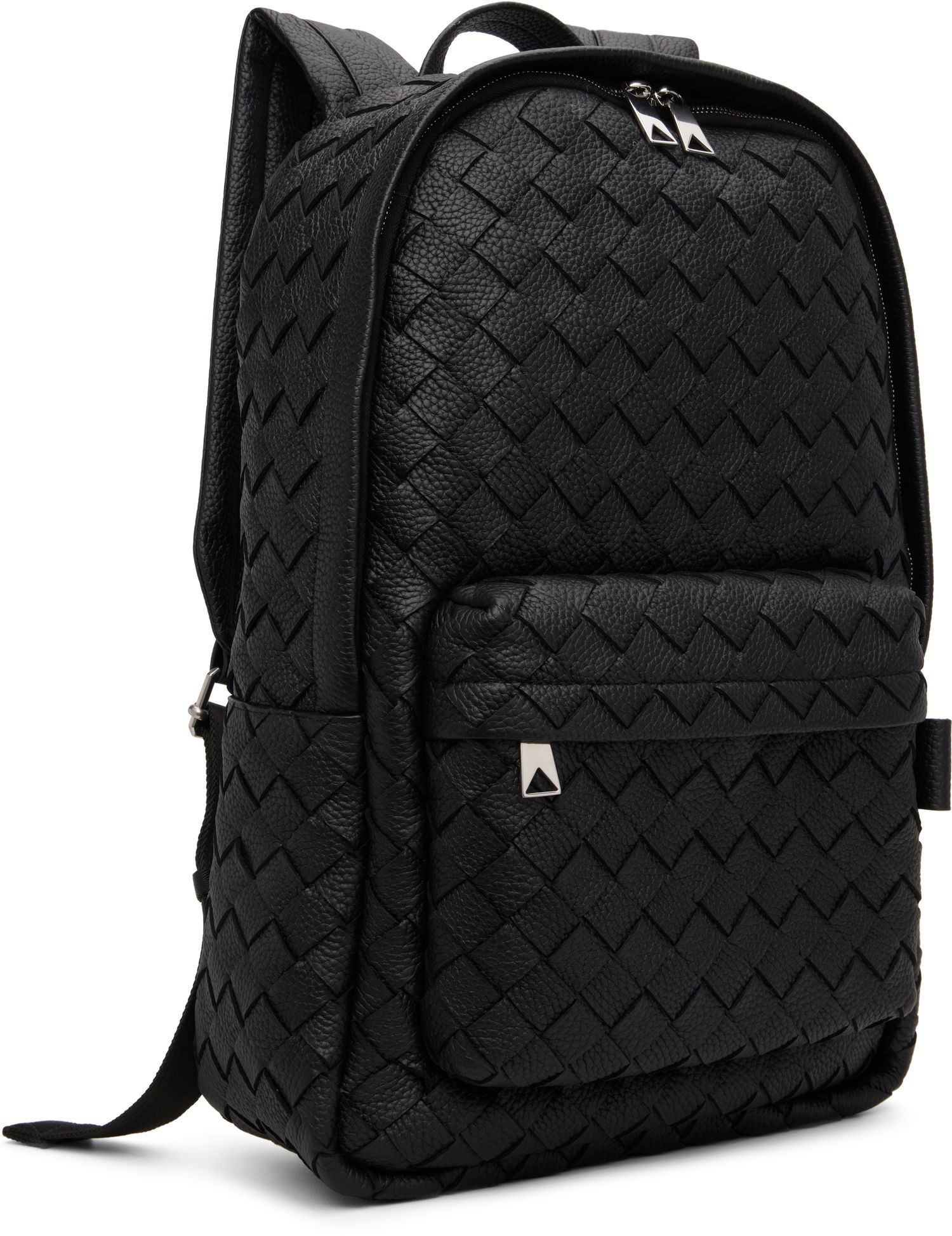 Batoh Bottega Veneta Bottega Veneta Intrecciato Leather Backpack Čierna | 833158V5I528803, 1