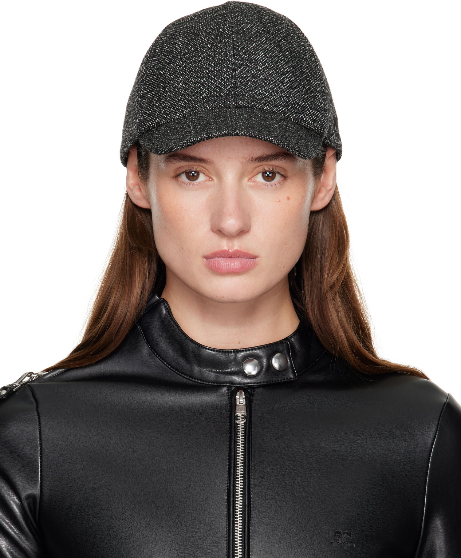 Šiltovka Courrèges Courrèges Caviar Wool Cap Šedá | 325ACT042WO0144, 0