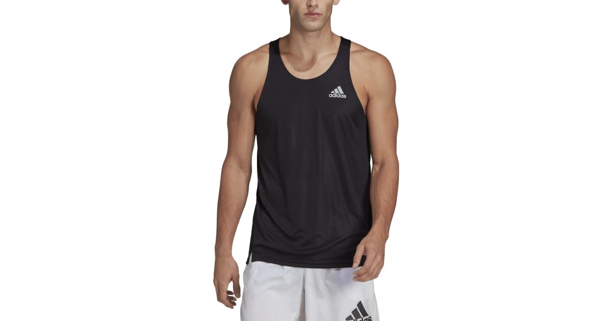 Tielko adidas Originals Run Tank Top Čierna | hb7457, 1