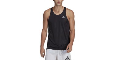 Tielko adidas Originals Run Tank Top Čierna | hb7457, 1