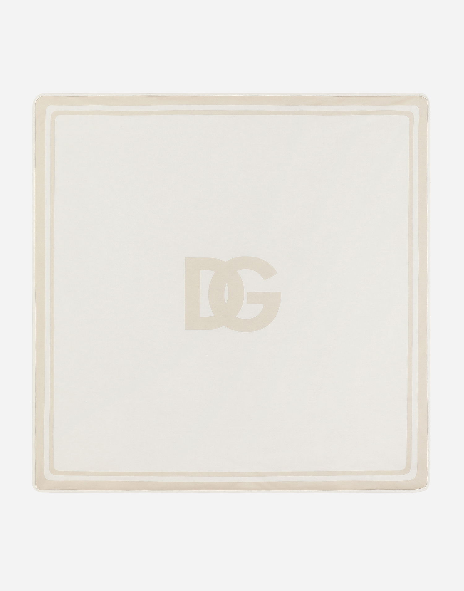 Šál Dolce & Gabbana Dolce & Gabbana Jersey Blanket with DG Logo Béžová | LNJA88G7L5FS9003, 0