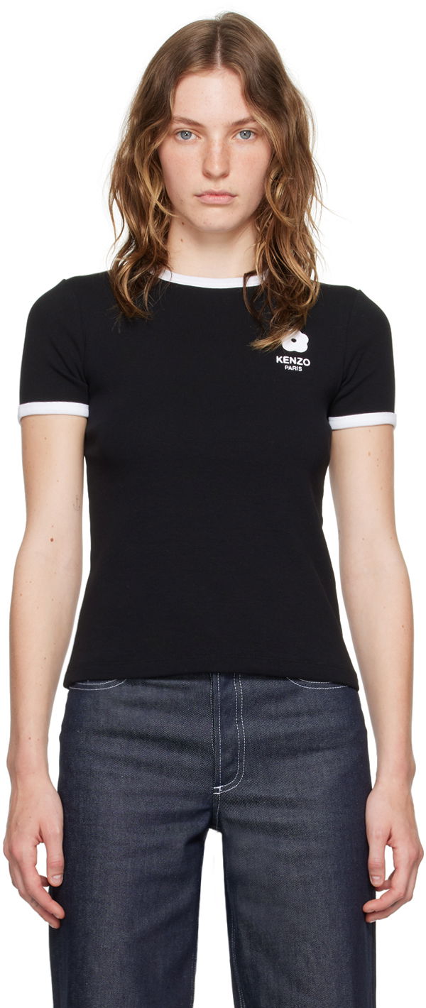Tričko KENZO Black Paris Boke Flower 2.0 T-Shirt Čierna | FE62TS1294SR, 0