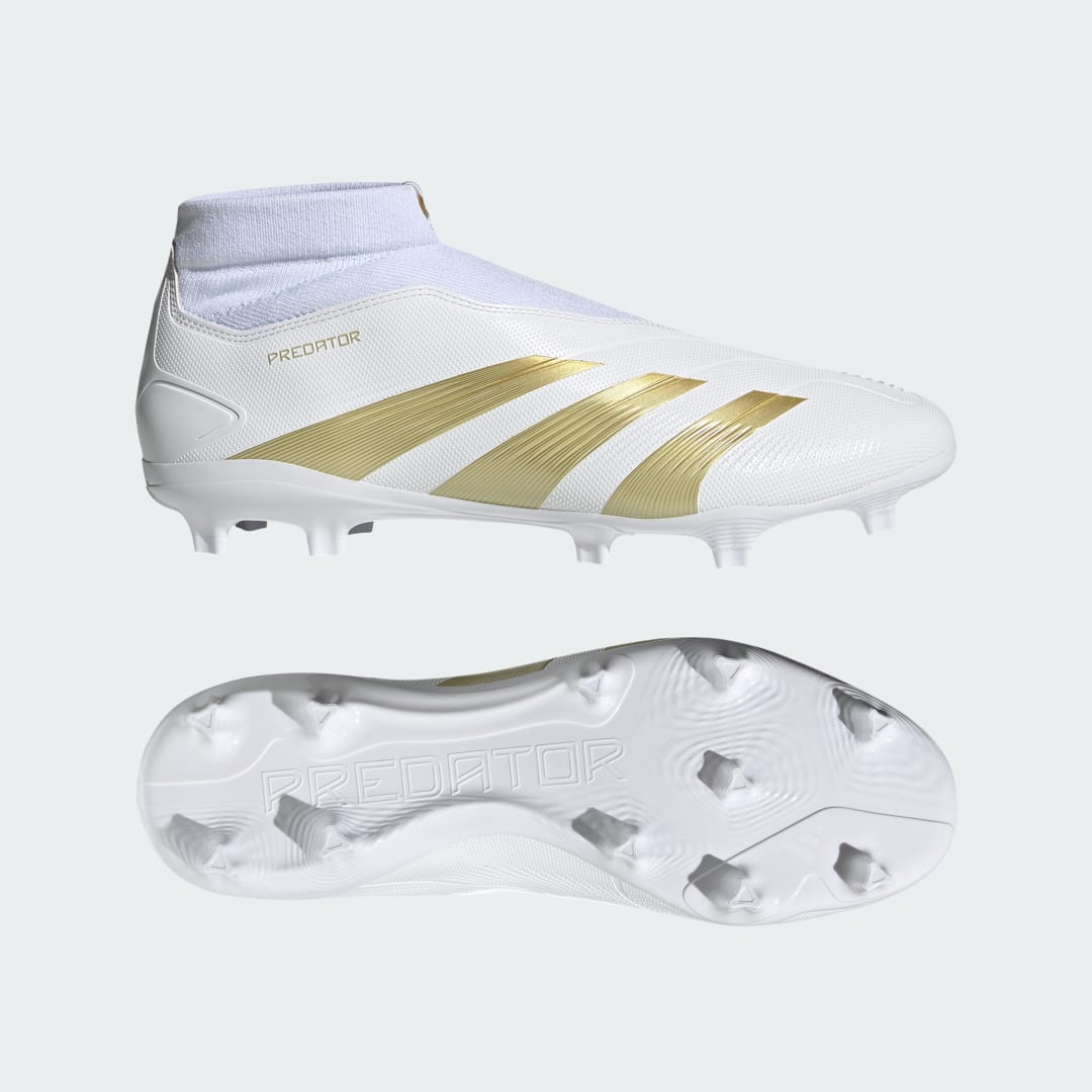 Tenisky a topánky adidas Performance Predator League Laceless Firm Ground Biela | IF6332, 0