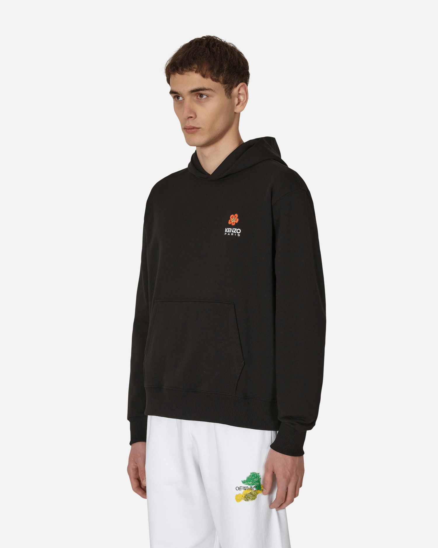 Mikina KENZO 'Boke Flower' Crest Classic Hooded Sweatshirt Čierna | FD55SW4414MF 99, 1