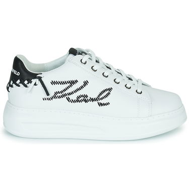 Tenisky a topánky KARL LAGERFELD KAPRI Whipstitch Lo Lace Biela | KL62572-010, 0