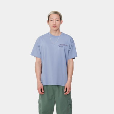 Tričko Carhartt WIP Short Sleeve T-Shirt Modrá | I033668_9, 0
