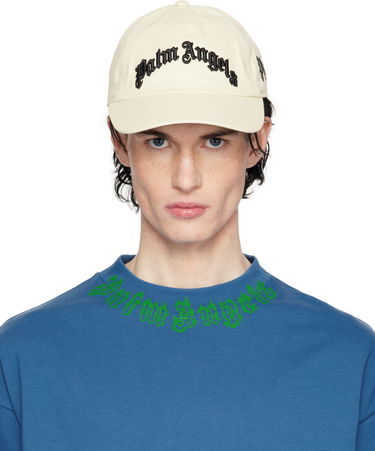 Šiltovka Palm Angels Curved Logo Baseball Cap Biela | PMLB10AS25FAB0010310, 0