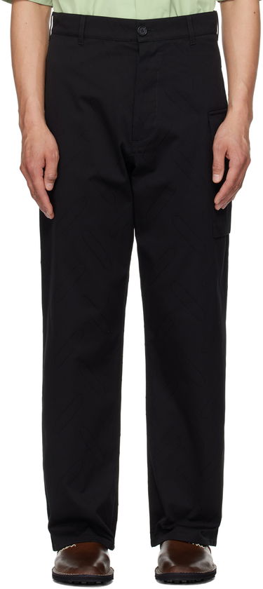 Cargo nohavice Marni Marni Confetti Jacquard Cotton Trousers Čierna | PUMU0095S1 UTC484, 0