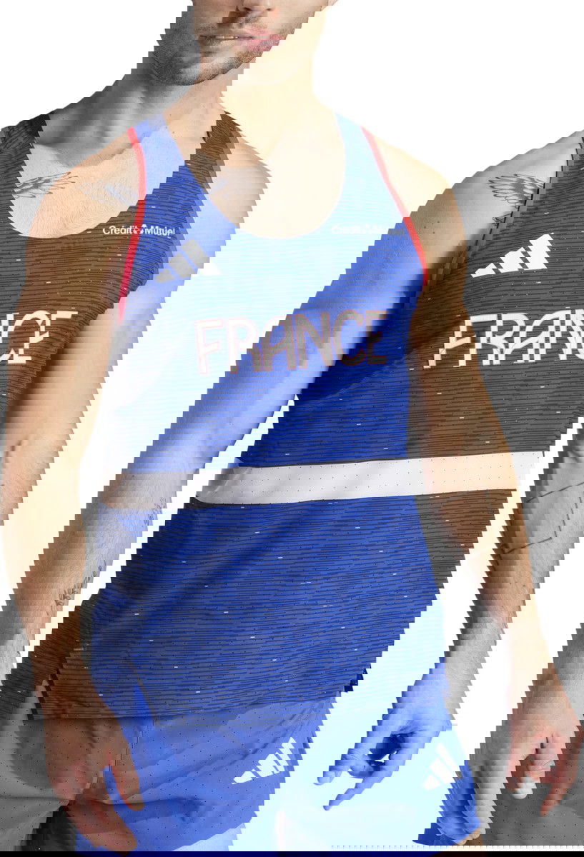 Tielko adidas Originals Team France Adizero Modrá | it4014, 0