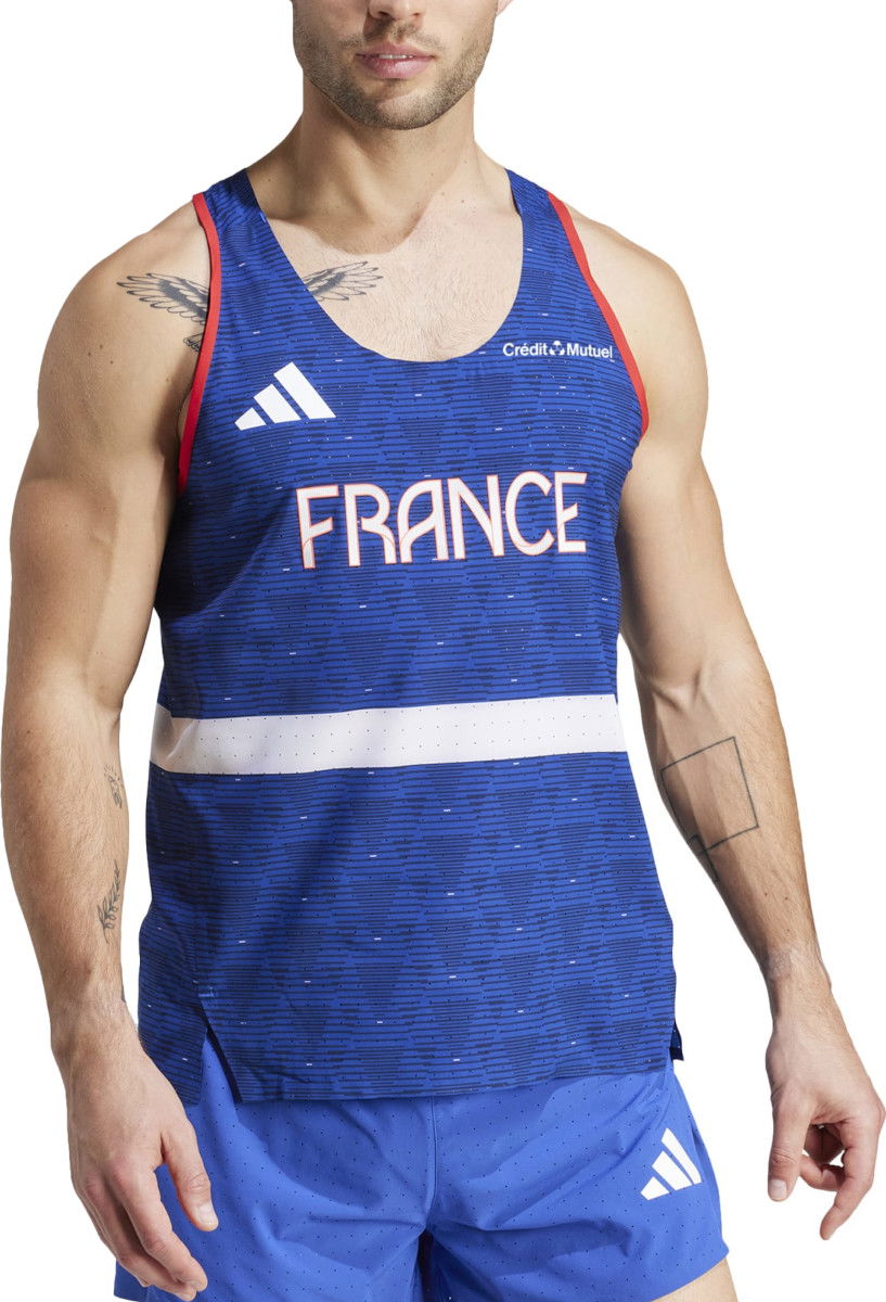 Tielko adidas Originals Team France Adizero Modrá | it4014