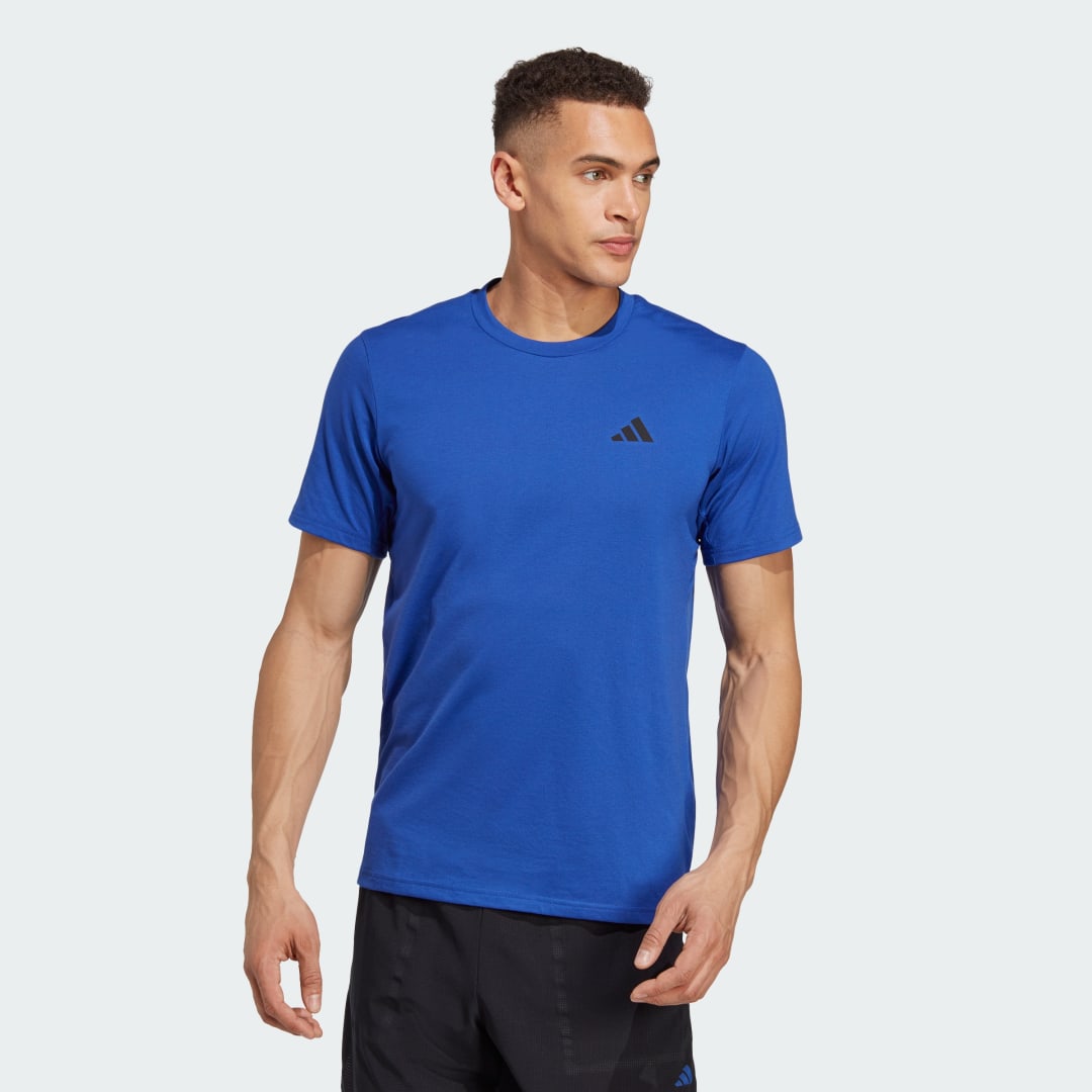 Tričko adidas Performance Training T-Shirt Modrá | IC7449, 0