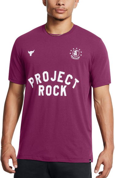 Tričko Under Armour Project Rock Training T-Shirt Fialová | 1386890-505, 0