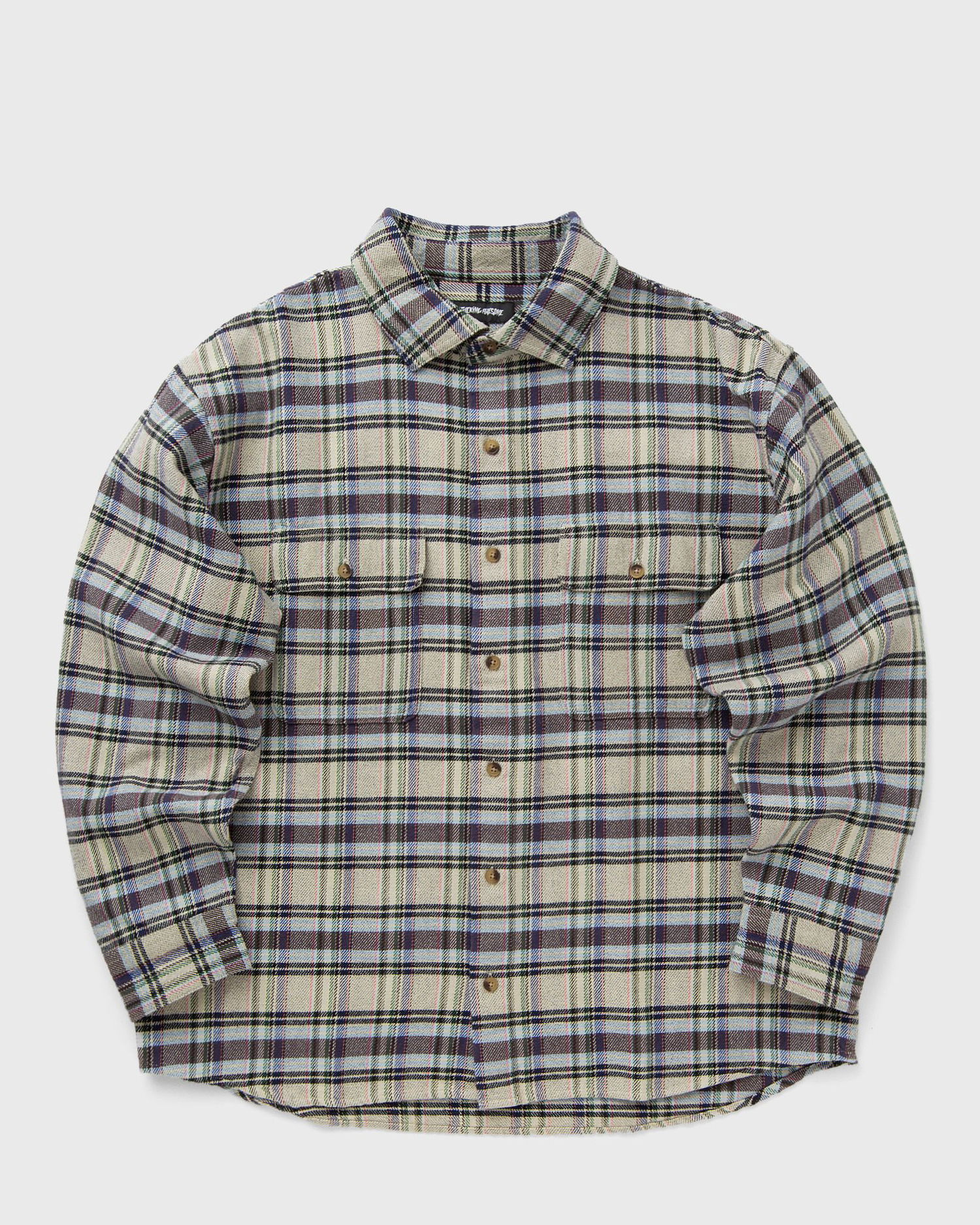 Košeľa Fucking Awesome Rusty Plaid Flannel Shirt Šedá | PN20060-GREY-PLAID, 0