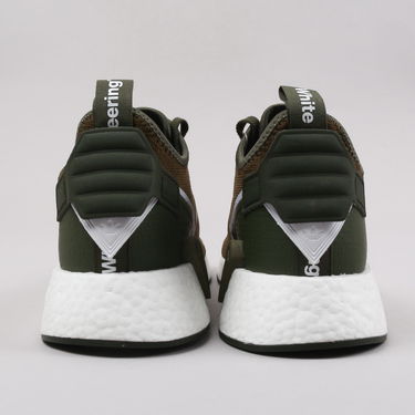 Tenisky a topánky adidas Originals White Mountaineering x NMD_R2 Primeknit "Olive" Hnedá | CG3649, 3
